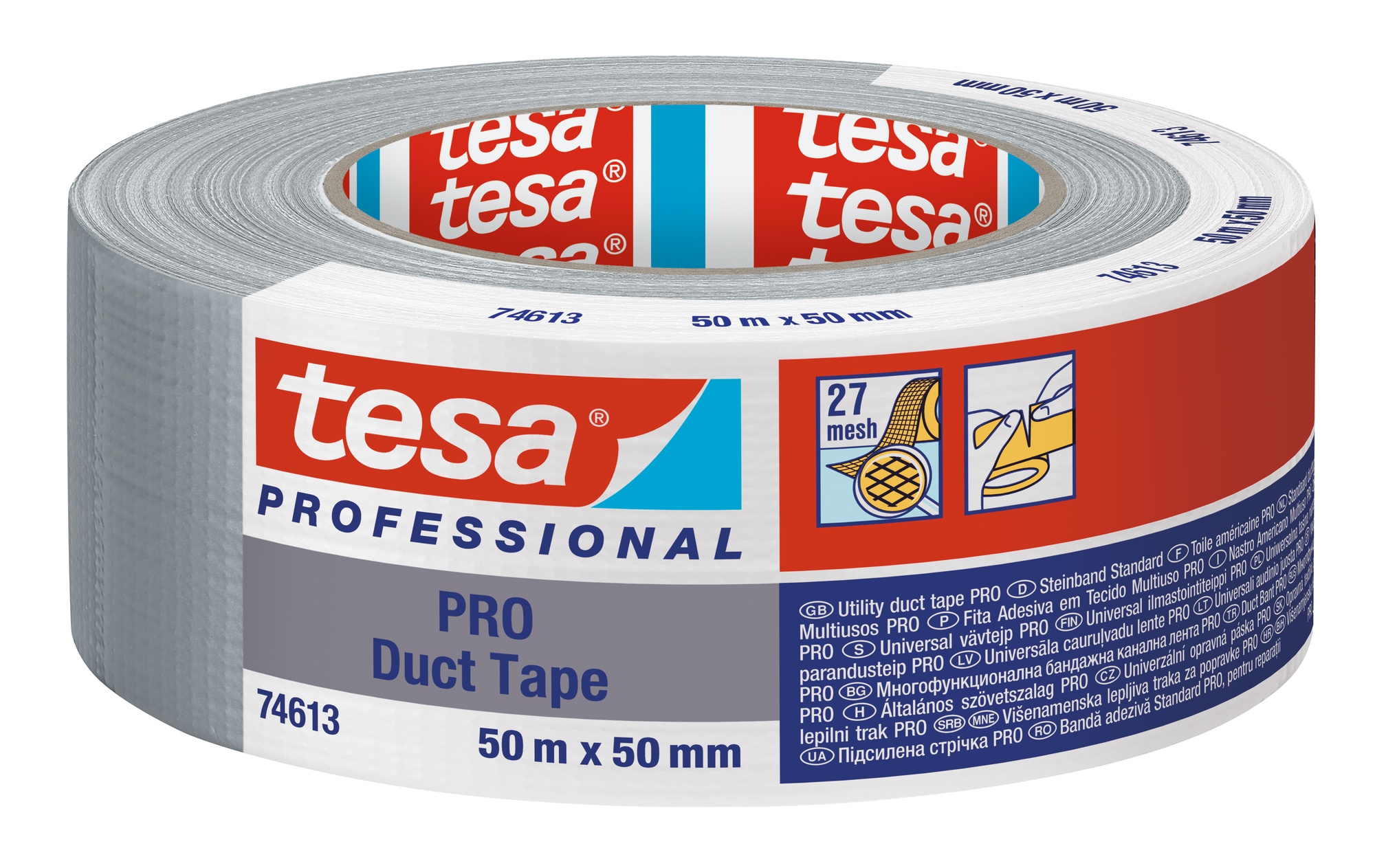 

Taśma naprawcza tesa Duct Tape srebrna 50m x 50mm