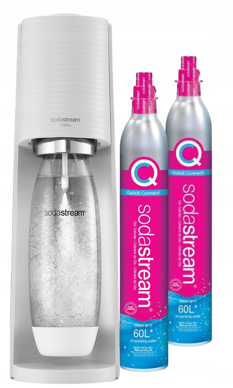 Saturator SodaStream Terra Butelka 2 Cylindry
