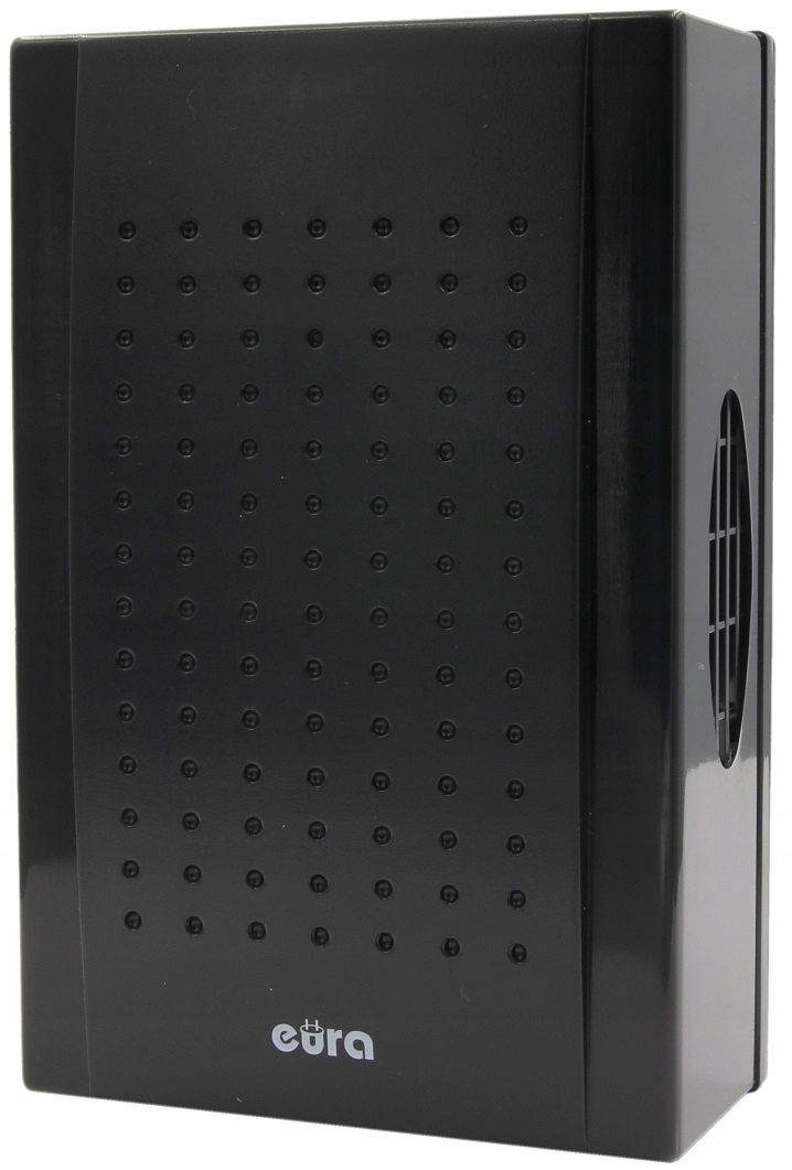 GONG DRZWIOWY DWUTONOWY EURA DB-23A3 230V czarny