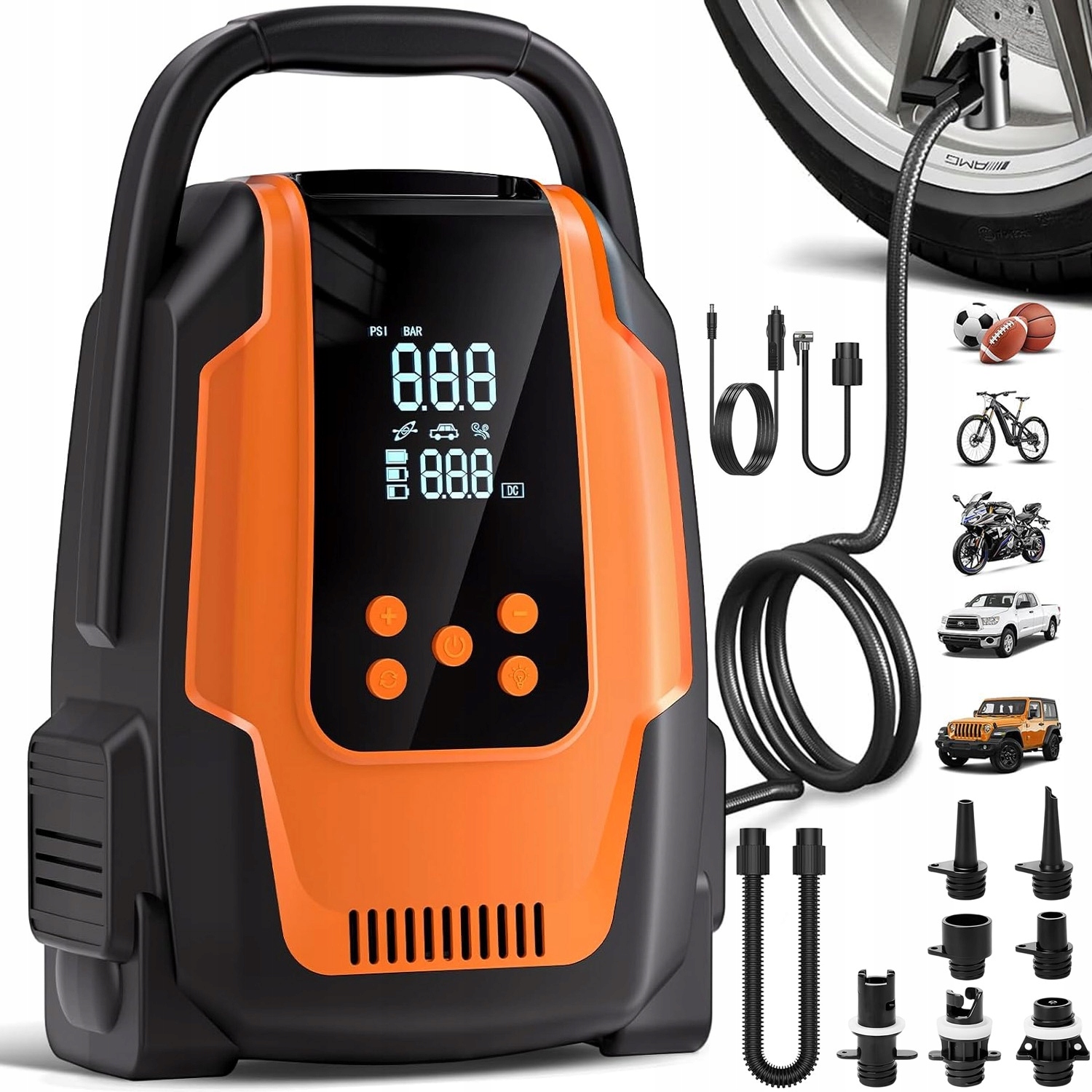 Elektryczna Pompka Sup 50PSI Pompka Do Deski Wiosłowej Do Pontonów 3 Tryby