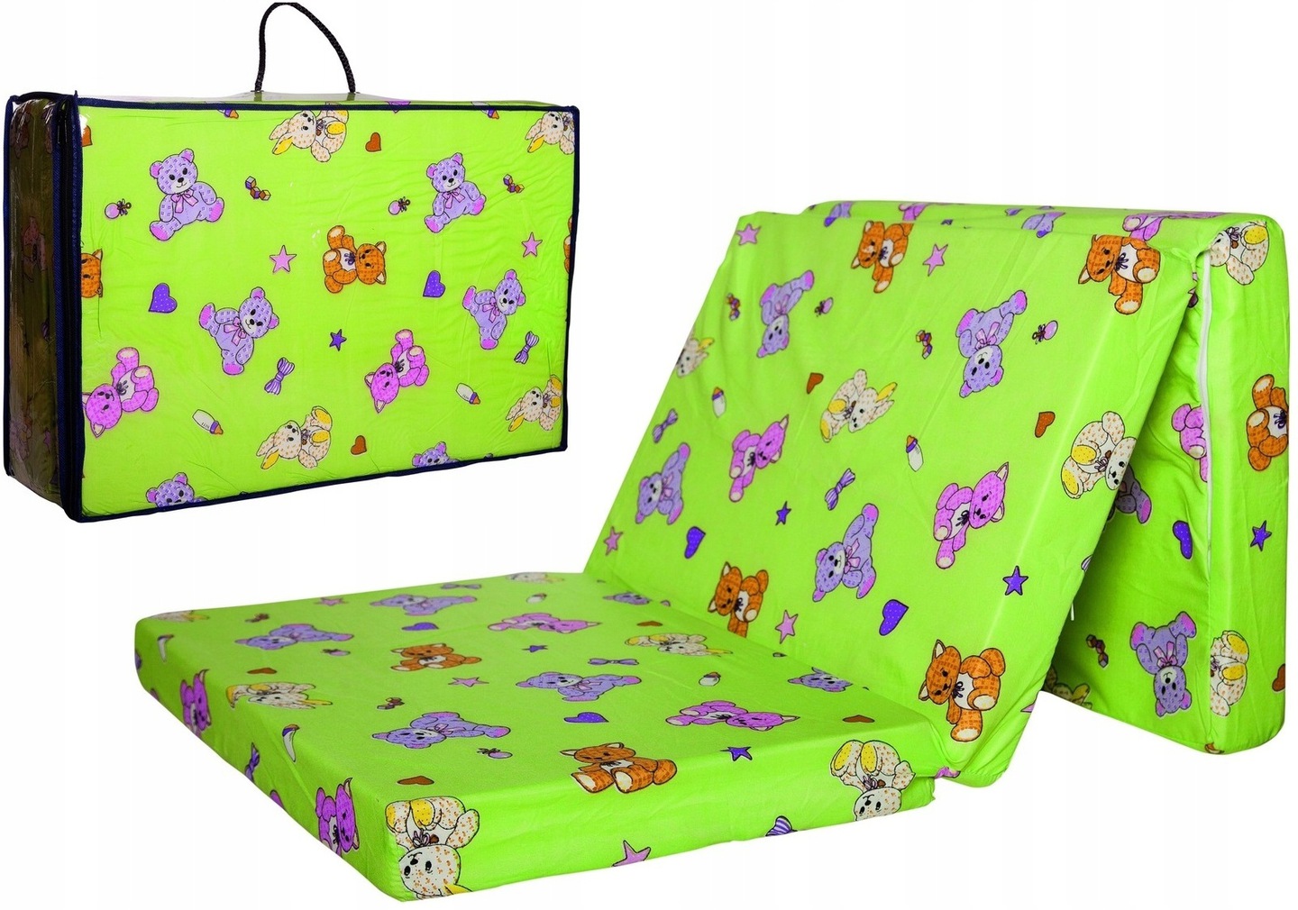 

Materac Turystyczny 120x60 Składany Torba Atest