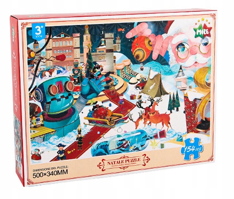

Puzzle 154 Puzzle Świąteczne Mikołaj układanka 327