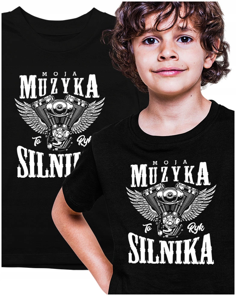 

Solidna Koszulka Moja Muzyka to Ryk Silnika 110