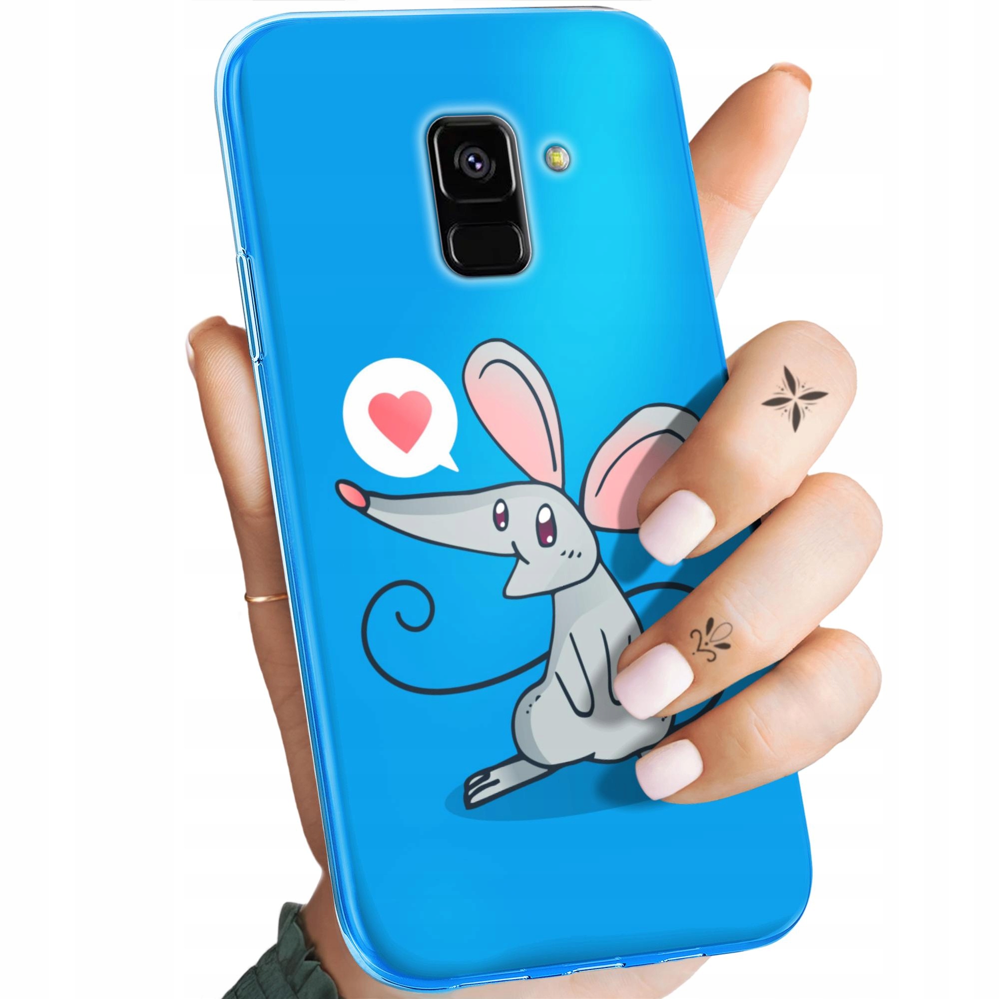 Etui Do Samsung Galaxy A5/A8 2018 Myszka Mouse Mini Obudowa Pokrowiec