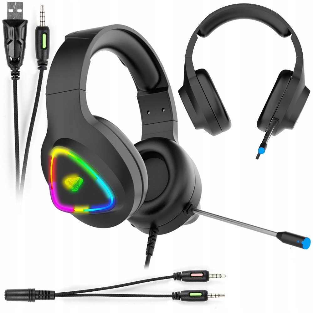 

Słuchawki Gamingowe Dla Graczy Z Mikrofonem do Pc