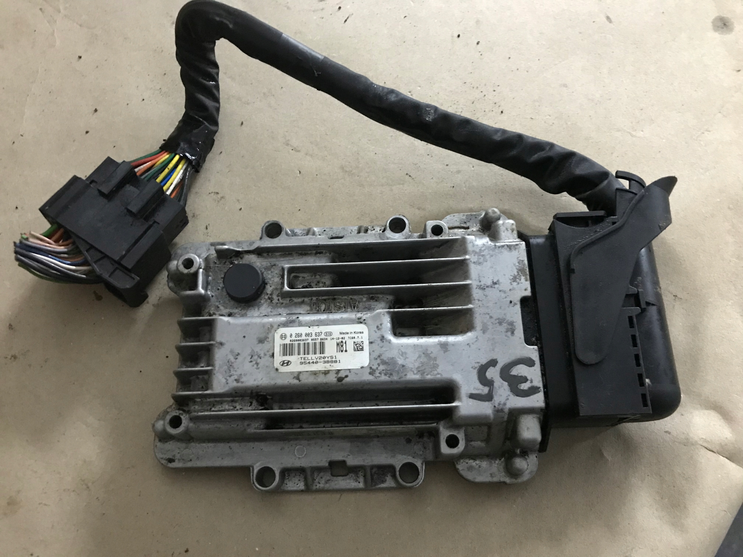 HYUNDAI IX35 2,0 control unit gearboxes 95440-3B881