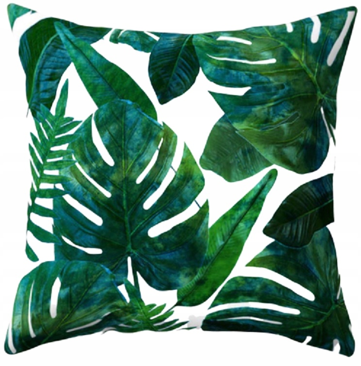 

Poszewka Na Poduszkę Jasiek 40x40 Monstera Zieleń