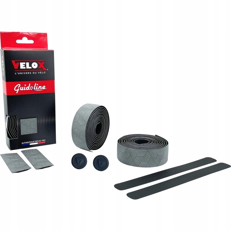 Omotávka na volant Velox Ultra Grip 2.5 mm Šedá Silniční Komplet!