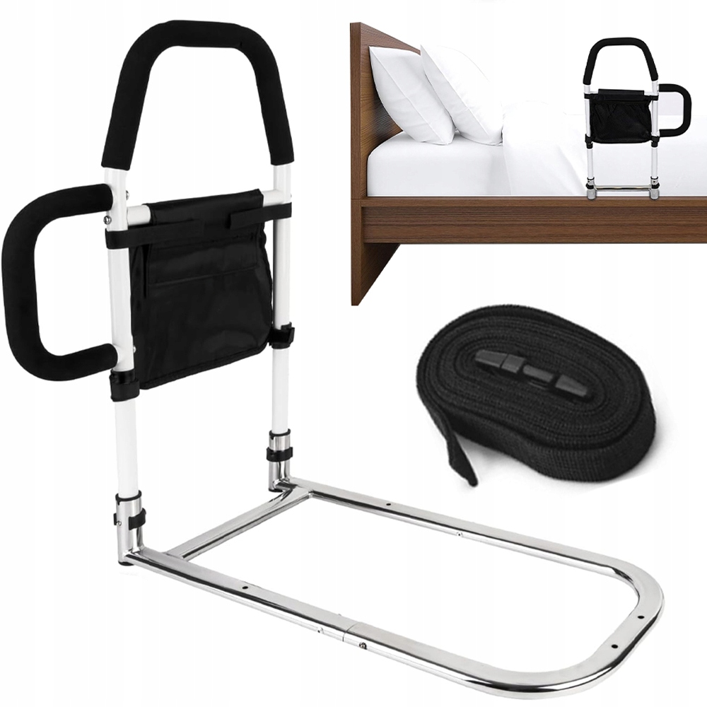 Mocny Uchwyt Boczny Łóżka Ochronna Poręcz Barierka Dla Seniorów Solidny