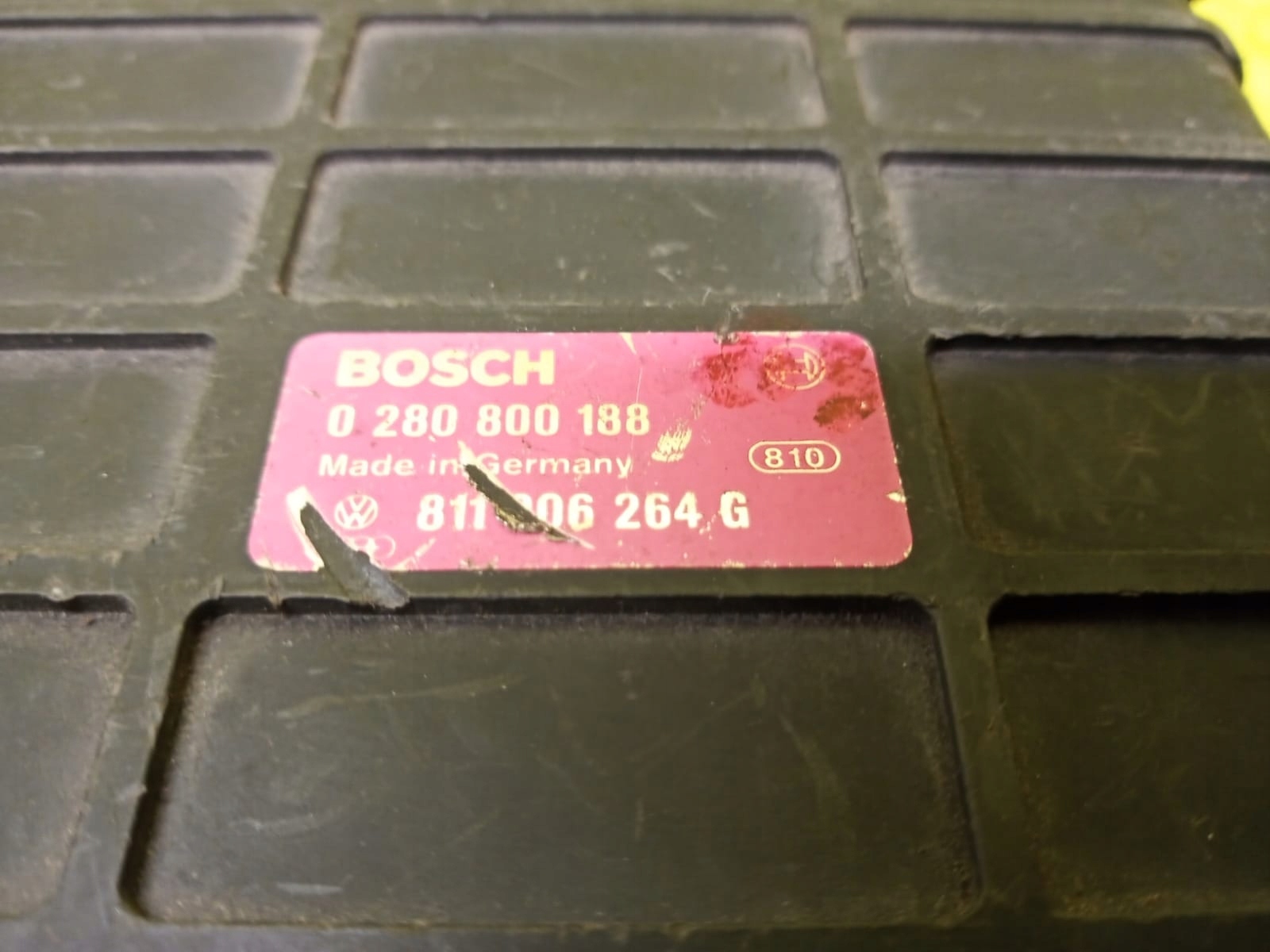 AUDI 100 computer control unit of the engine 0280800188