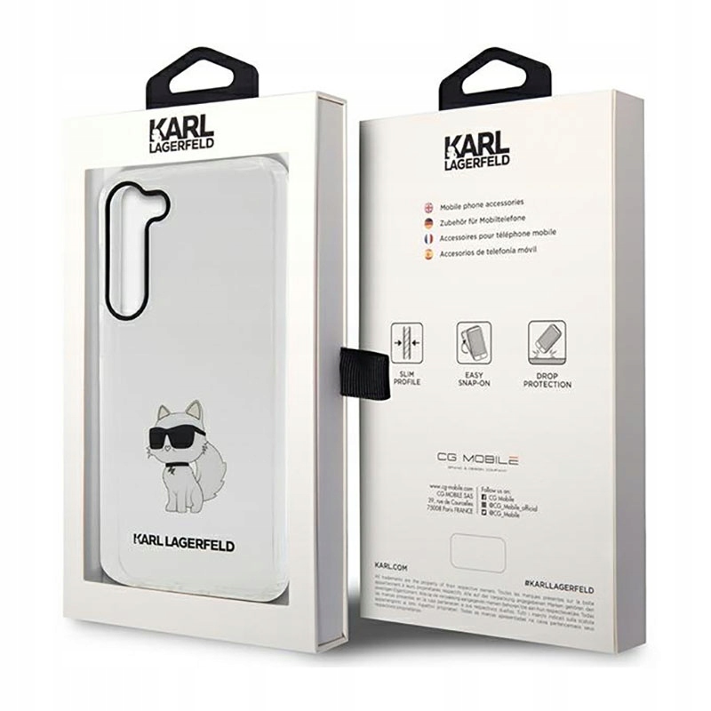 Karl Lagerfeld - Etui Samsung Galaxy S23+ (Clear) Typ plecki