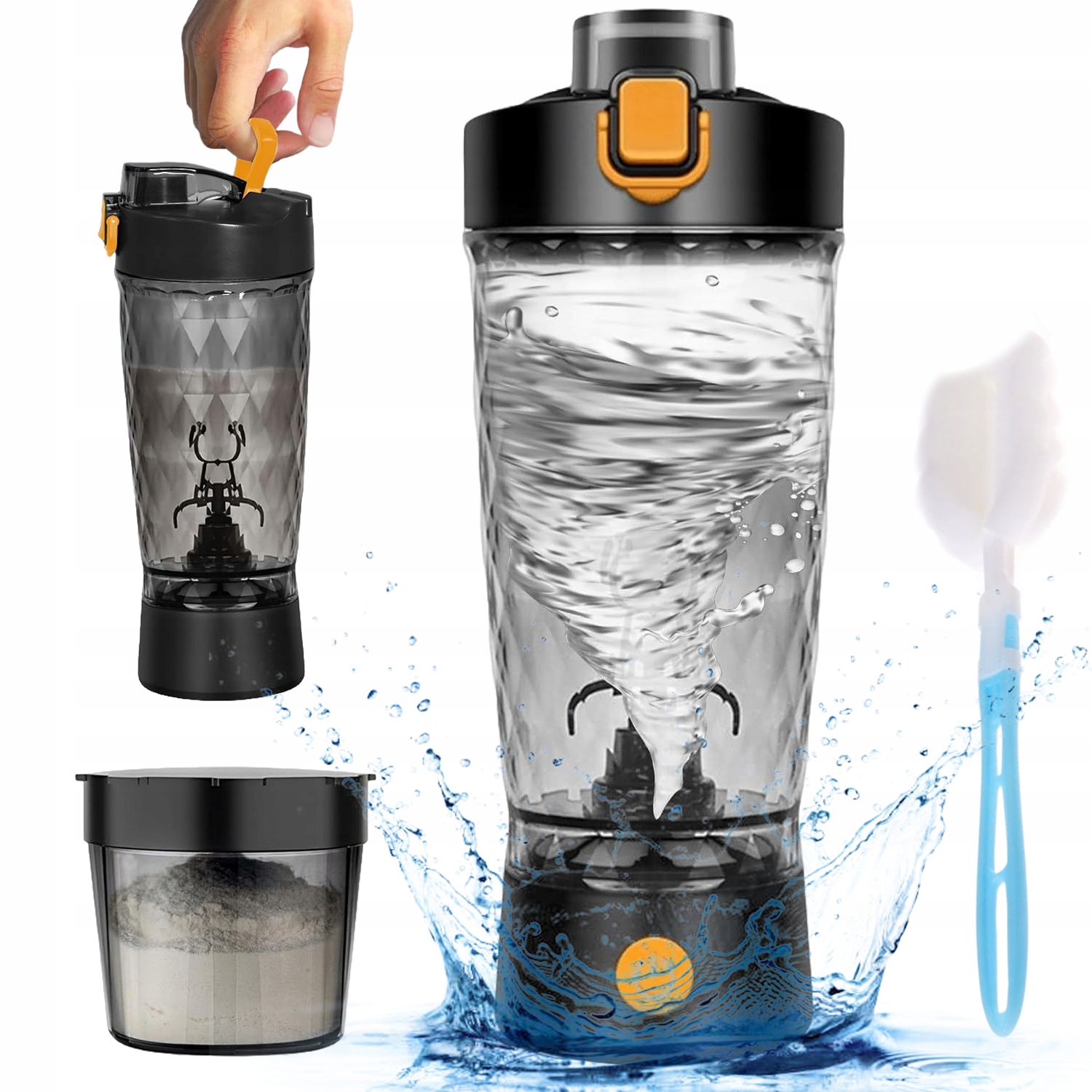 Šejkr Na Kondicionéry Shaker Přenosný Elektrický Usb 550ML 1100 mAh