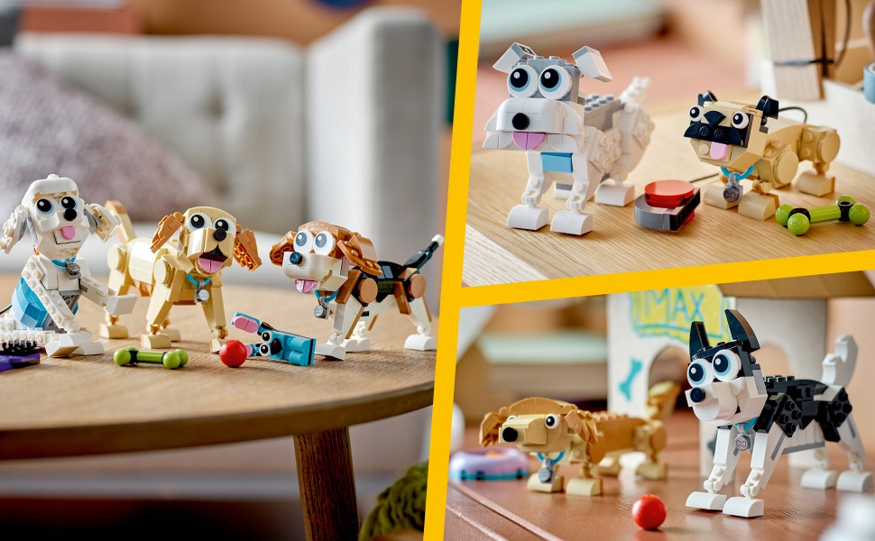 LEGO 31137 PSIAKI PREZENT DLA MIŁOŚNIKÓW PSÓW NOWY Wiek dziecka 7 lat +