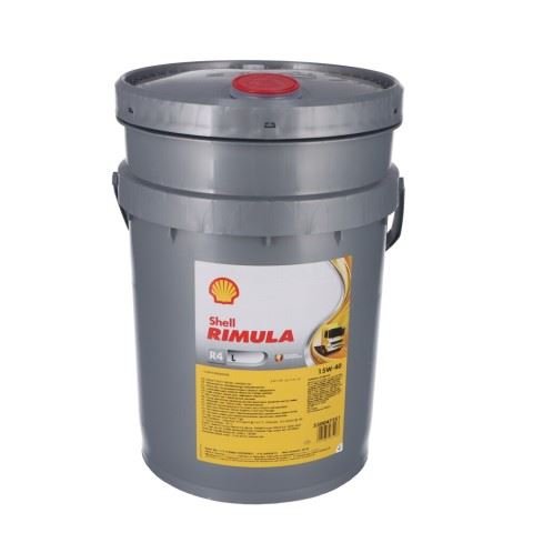 Olej Shell Rimula R4 L 15W40 20L Low Saps; Acea E9,E7; Mb 228.31; Volvo Vds