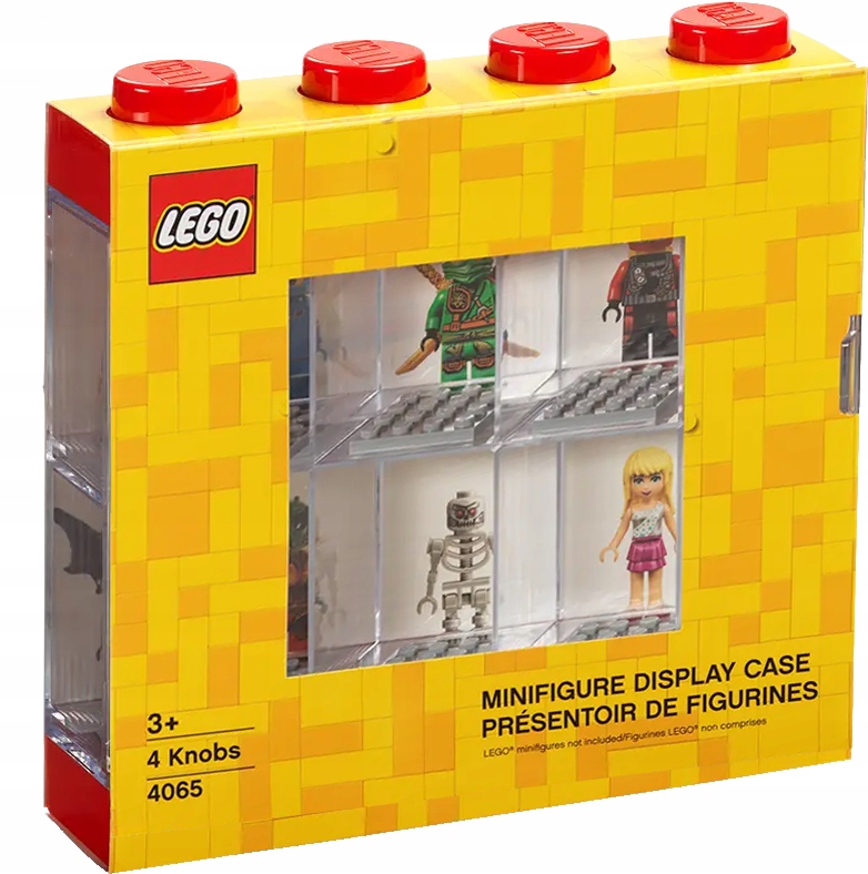 4065 Lego Červená vitrína pro 8 minifigurek