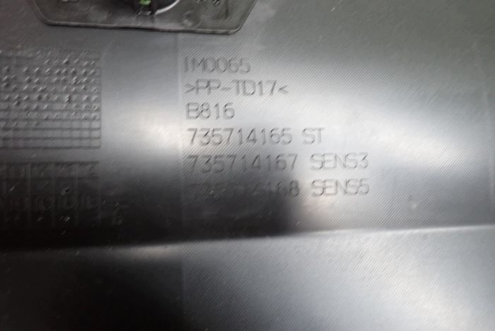 FIAT 500E ELECTRIC 20- bumper rear rear part
