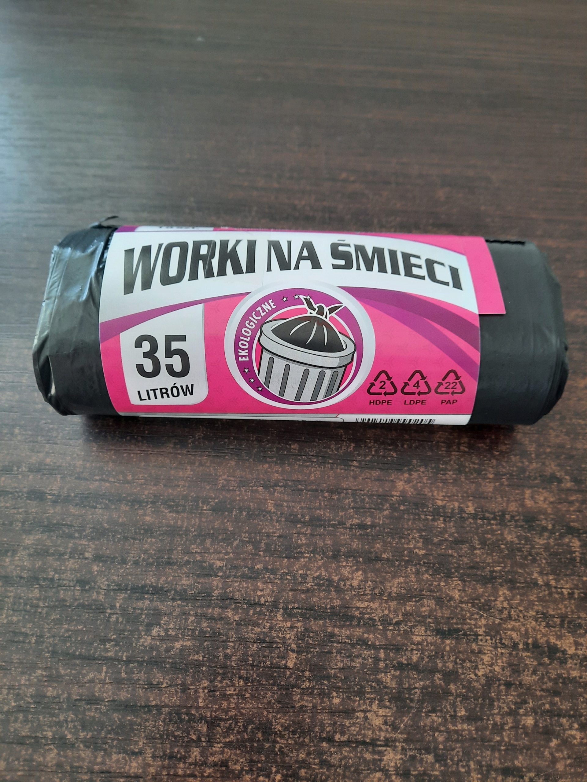 

Worki Na Śmieci 35L Czarne 15szt. Ekologiczne