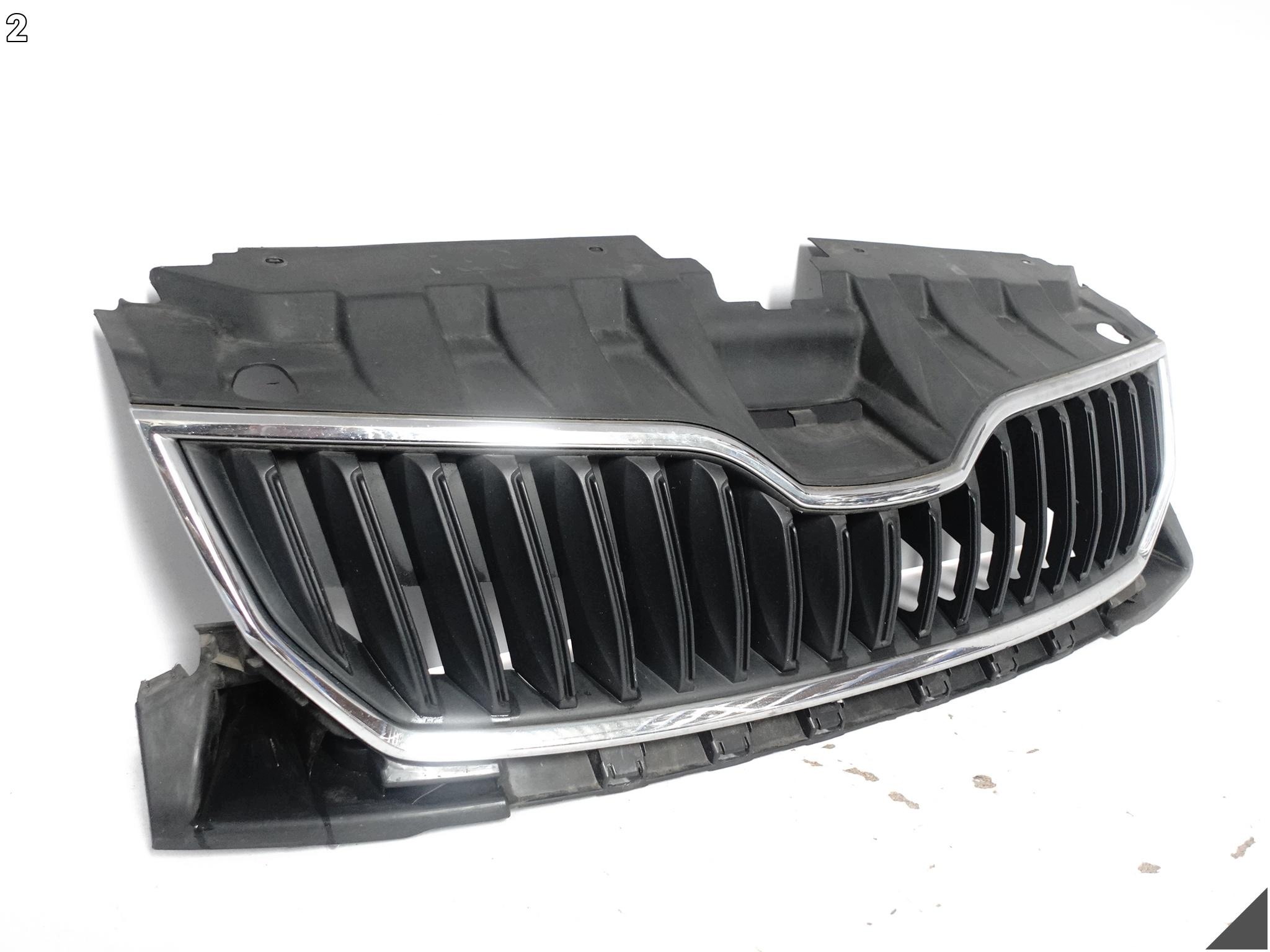 SKODA FABIA III 3 6V0 14-18 front prekladgrill CHROM grid W bumper front
