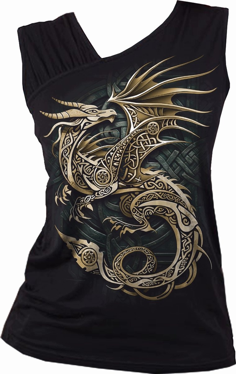 Celtic Dragon Top Dámský Spiral M