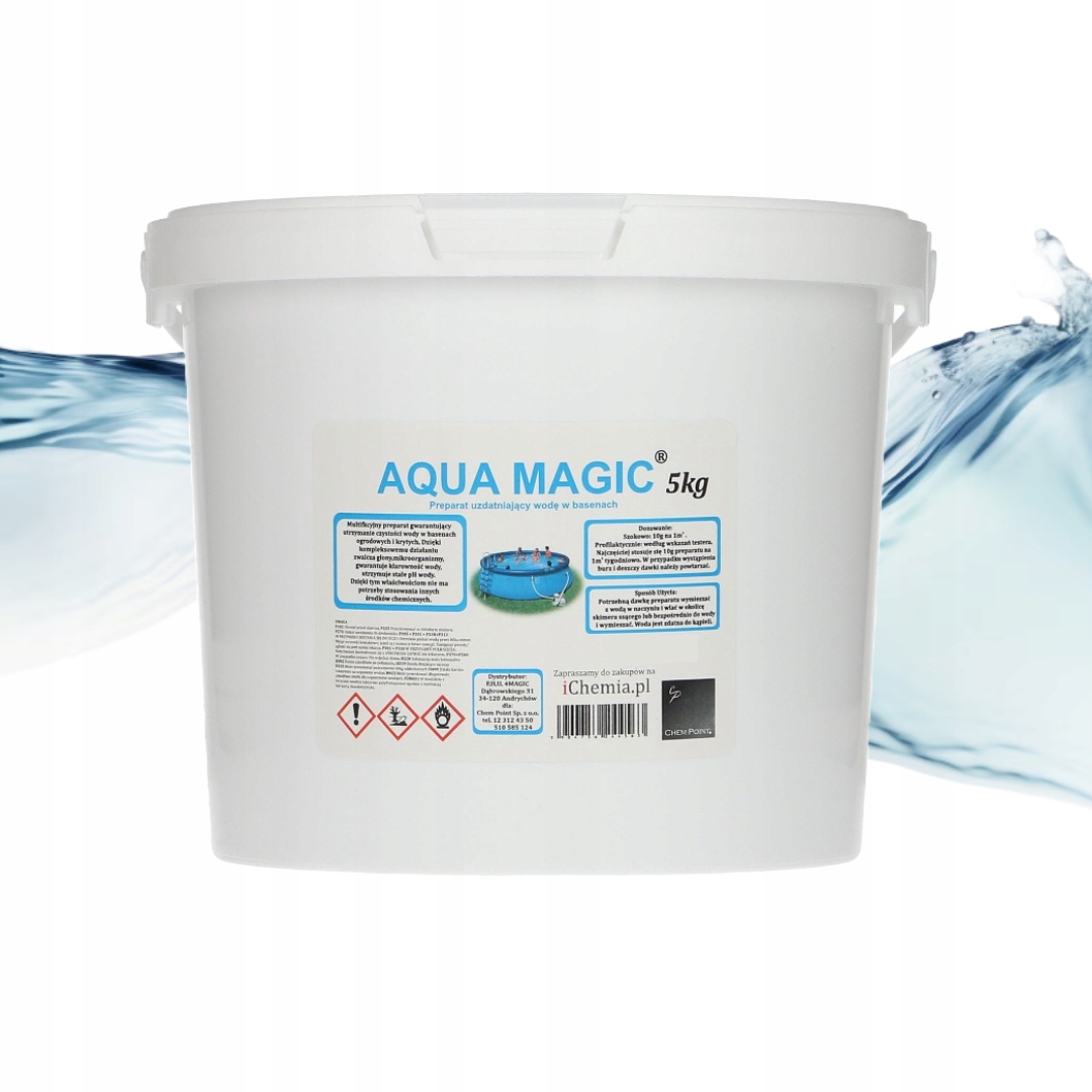 Chlor Do Basenu Granulat Aqua Magic 5.1 Kg 5L