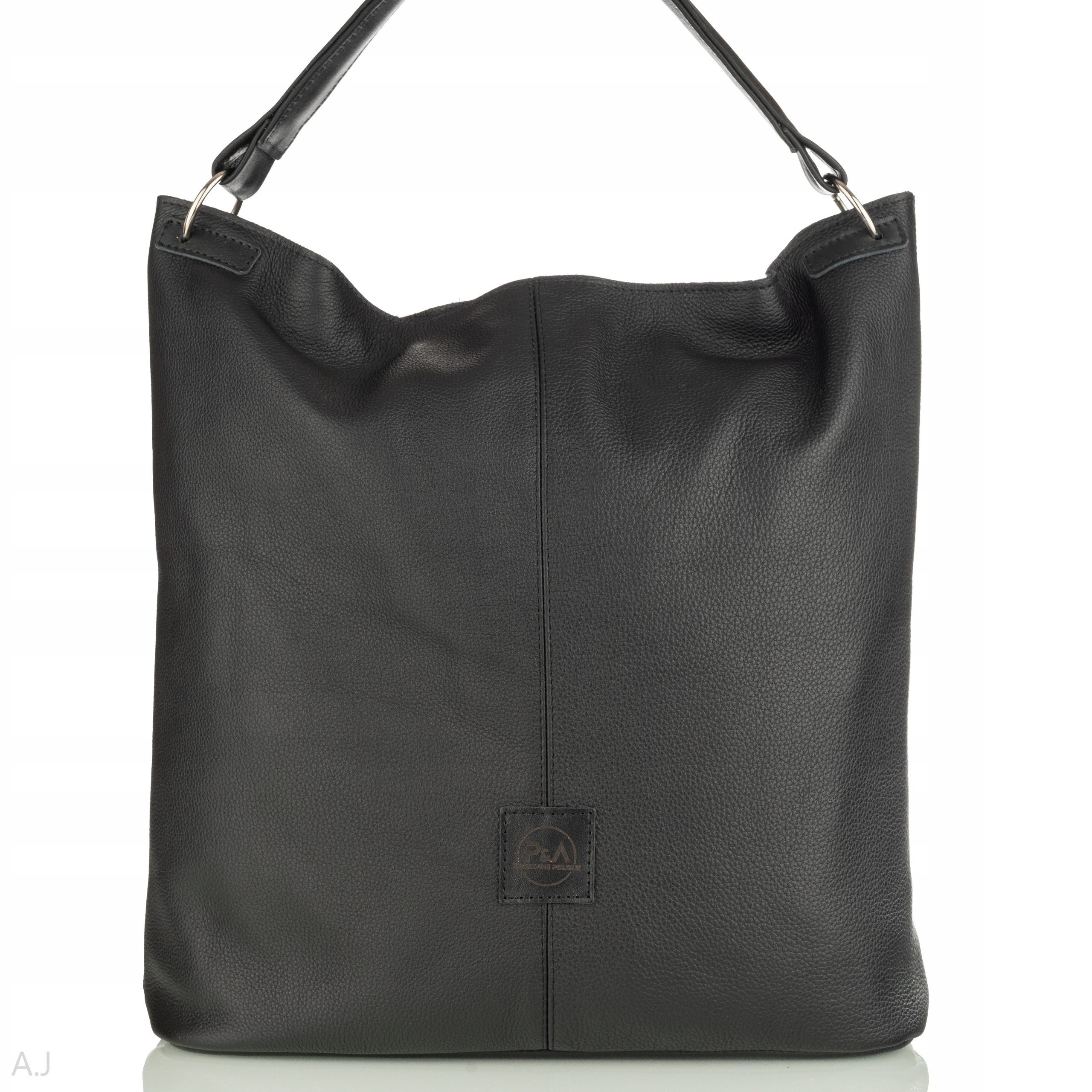 TOREBKA DAMSKA SKÓRZANA DUŻA WOREK SKÓRZANY TORBA