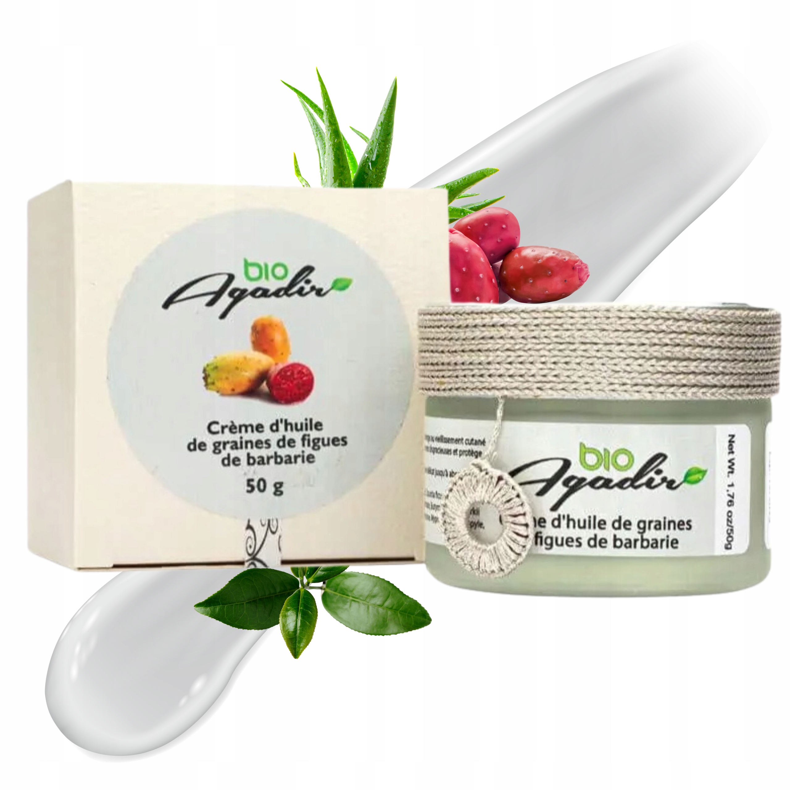 Krem Wielozadaniowy z Olejem z Pestek Opuncji Bio Agadir 50 ml do Twarzy