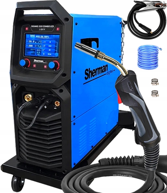 Invertorová Svářečka Migomat Sherman Digimig 350 Combo LCD Synergie 400V 4T