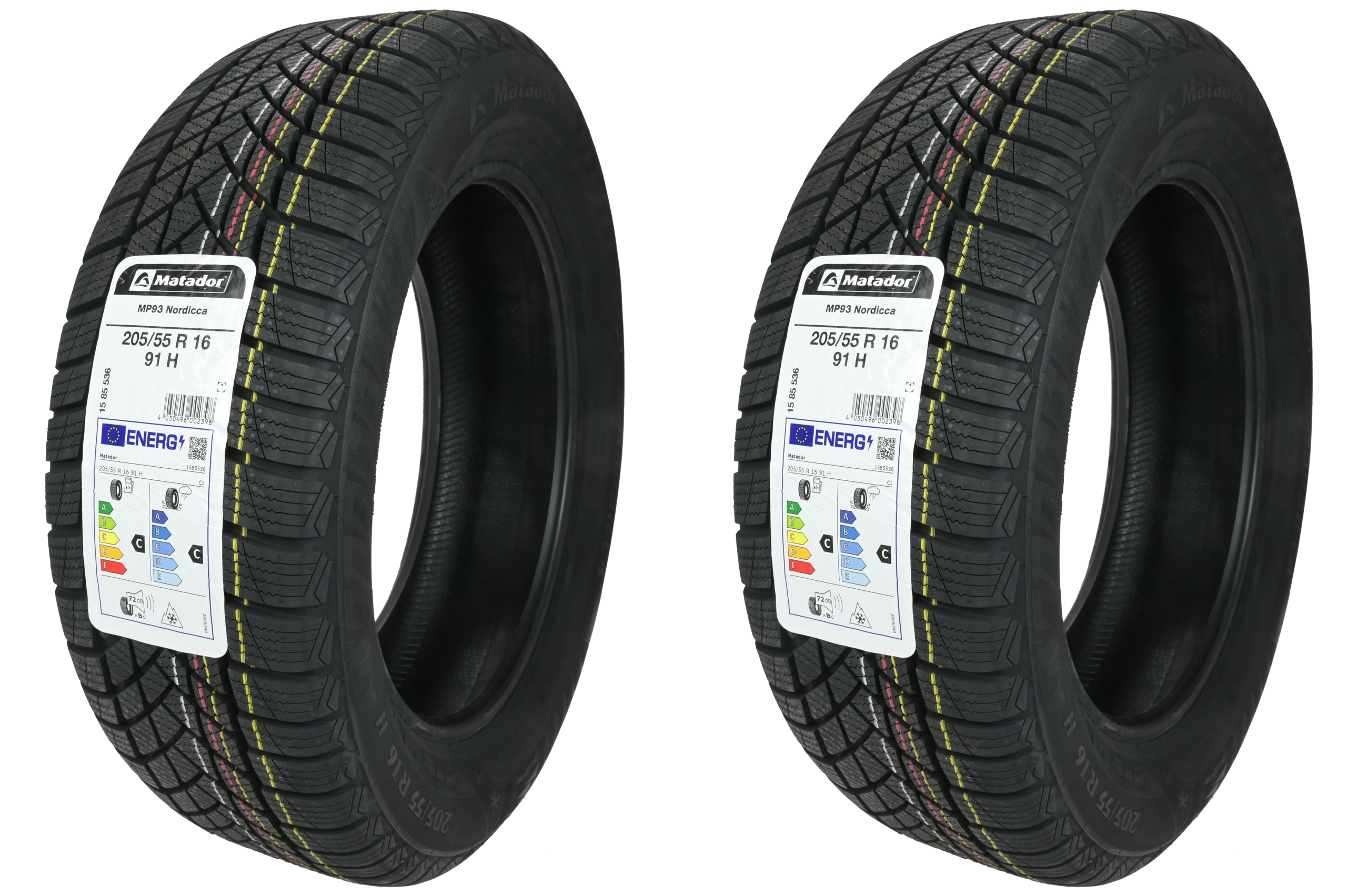 

2 x 205/55R16 91H MP93 Nordicca Matador Zima