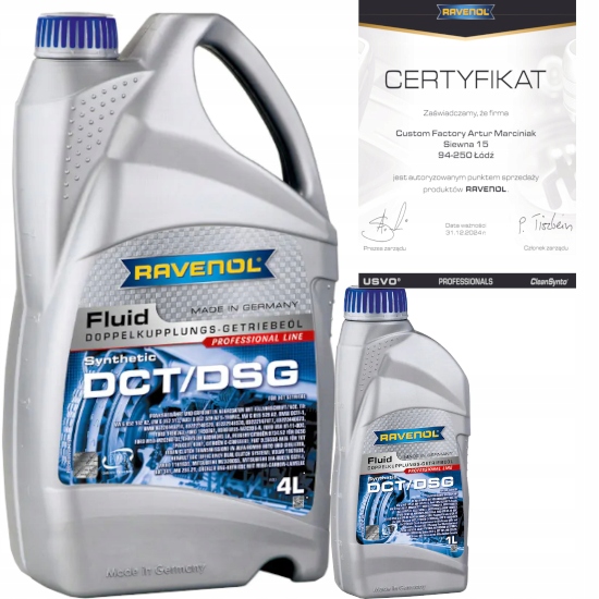 RAVENOL DCT/DSG GETRIEBE FLUID 5L - OLEJ PRZEKŁADNIOWY