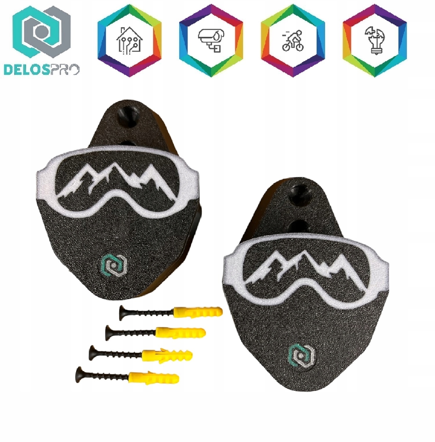 WIESZAK NA SNOWBOARD DESKĘ UCHWYT ŚCIENNY EAN (GTIN) 5905940347268