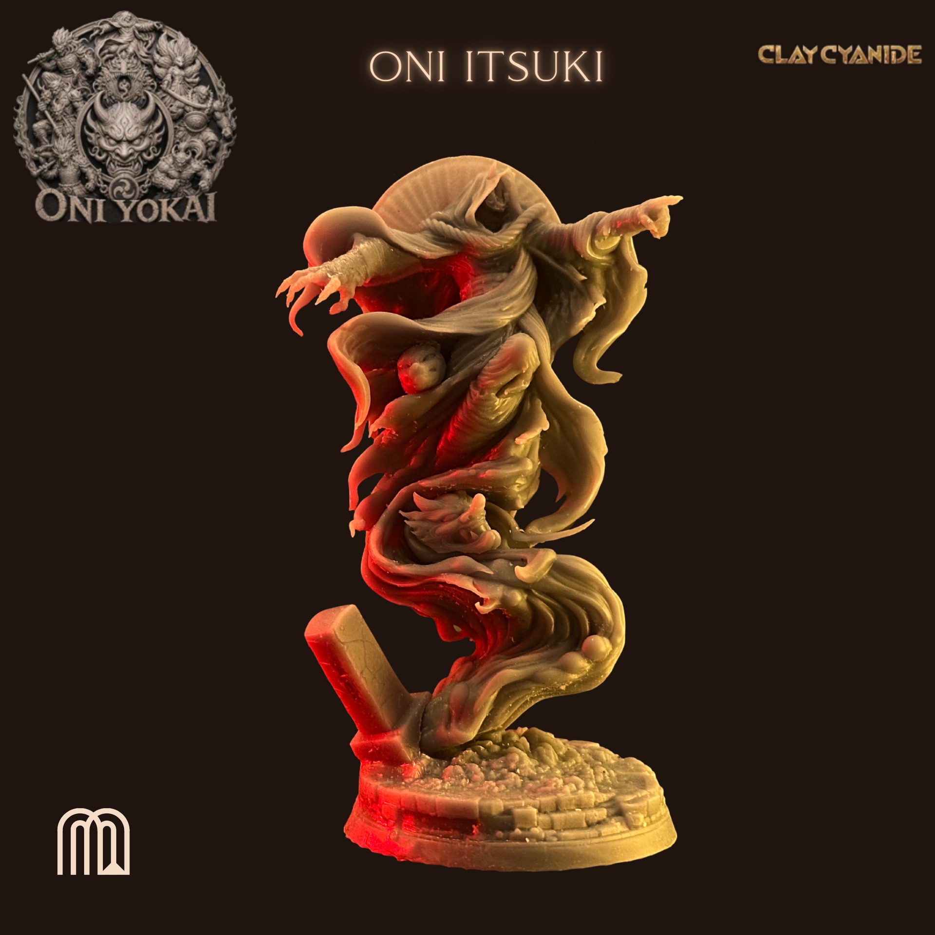 Rpg figurky Oni Itsuki přízračný velitel Oni 50 mm