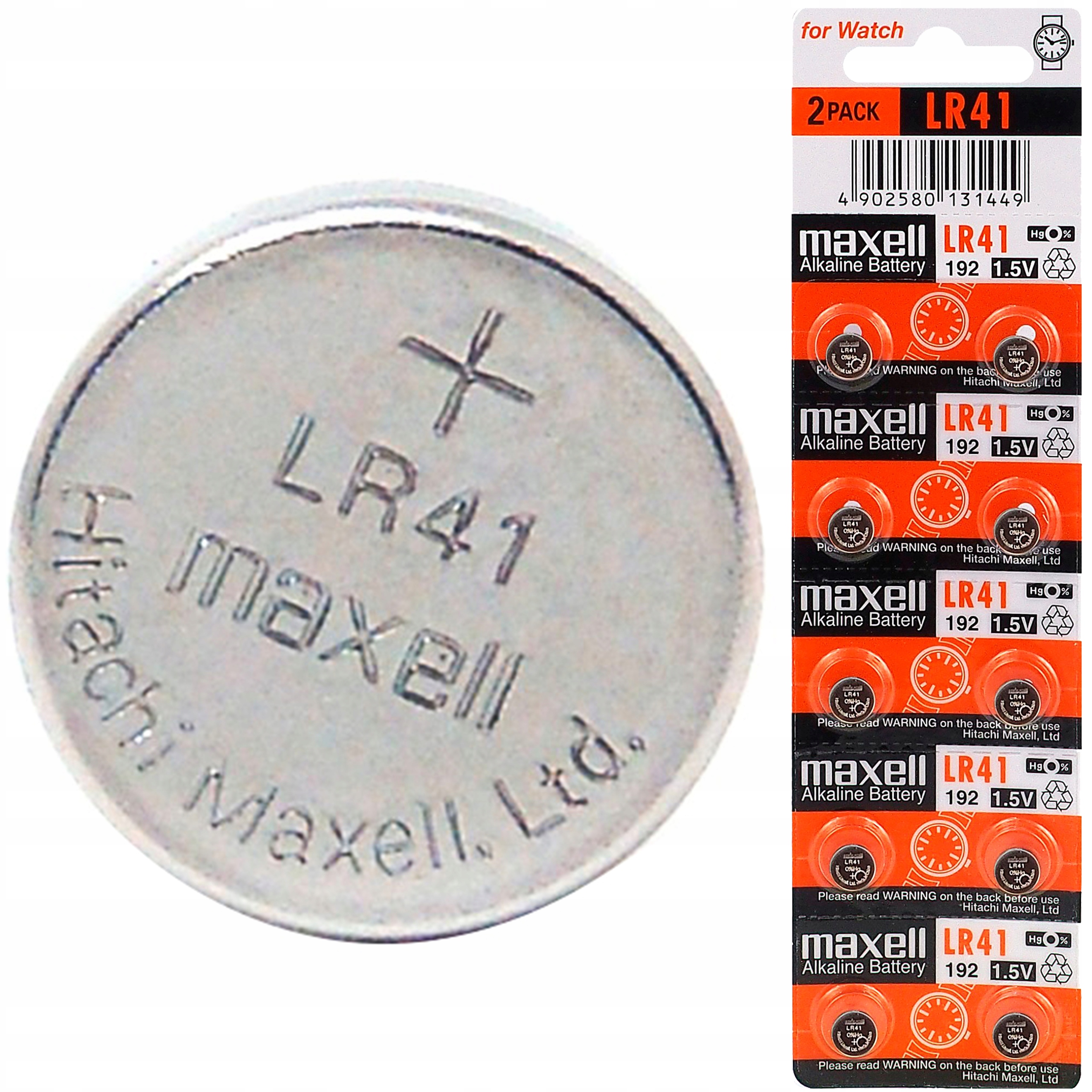 

10x Bateria Alkaliczna Maxell LR41 AG3 192 L736 G3