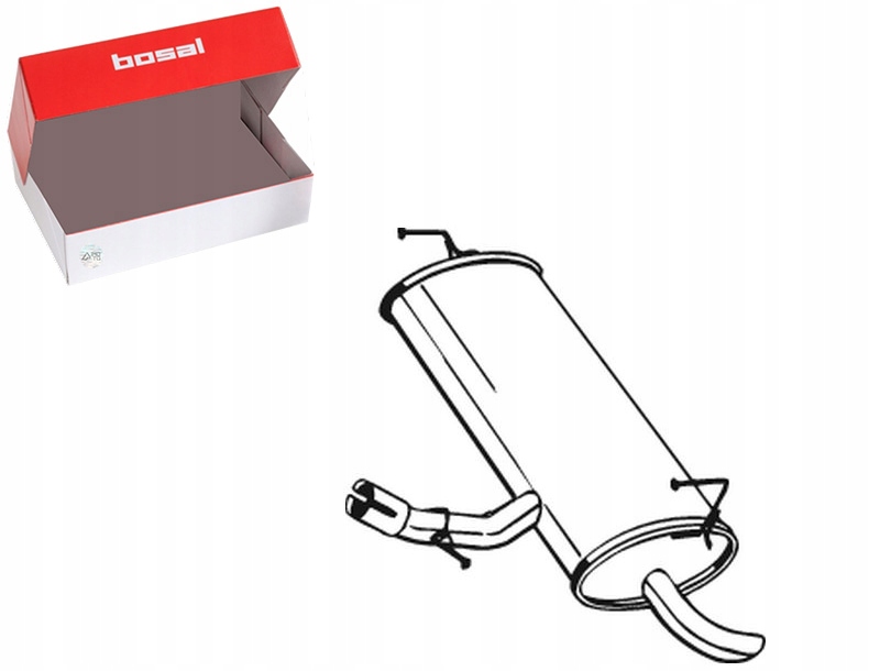 Tlmič Výfukového Systému Zadná Strana Nissan Qashqai I 1.6 1 Asistent Kolízia #34