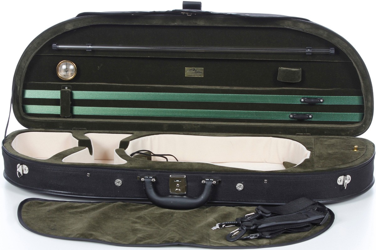 Houslové pouzdro na housle, pěna Classic 4/4 M-case Černo-zelená