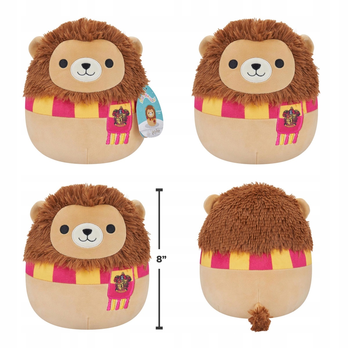 Squishmallows 8 - Harry Potter: Gryffindor Lion