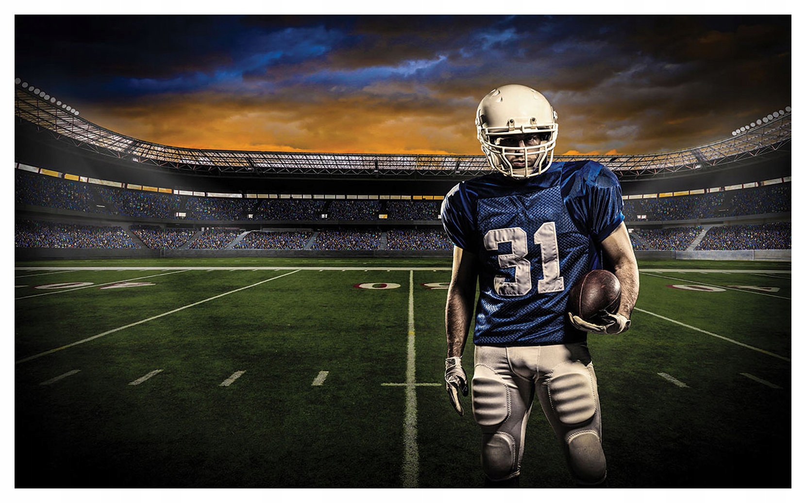 Fototapeta Americký fotbal Hráč Stadion Síla 254x184 vinylová lepidlo