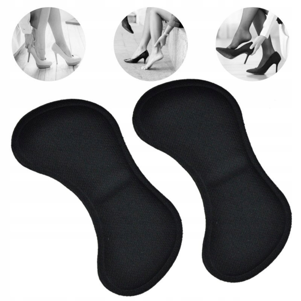 ZAPIĘTKI DO BUTÓW CZARNE MIĘKKIE WKŁADKI WKLEJANE NA BUTY OBTARCIA PIĘTY Funkcje zabezpieczenie przed otarciami