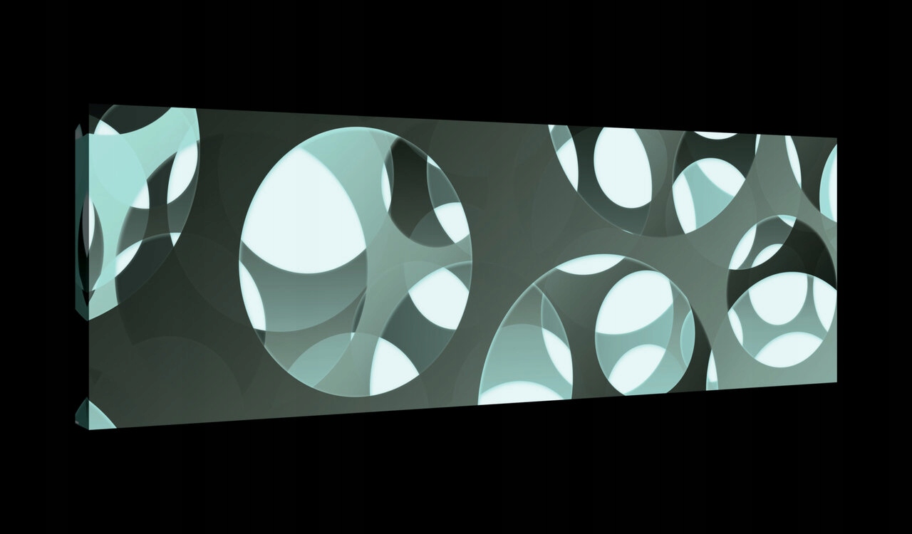 Obraz 145x45 Abstrakce geometrie kola moderní minimalismus klid