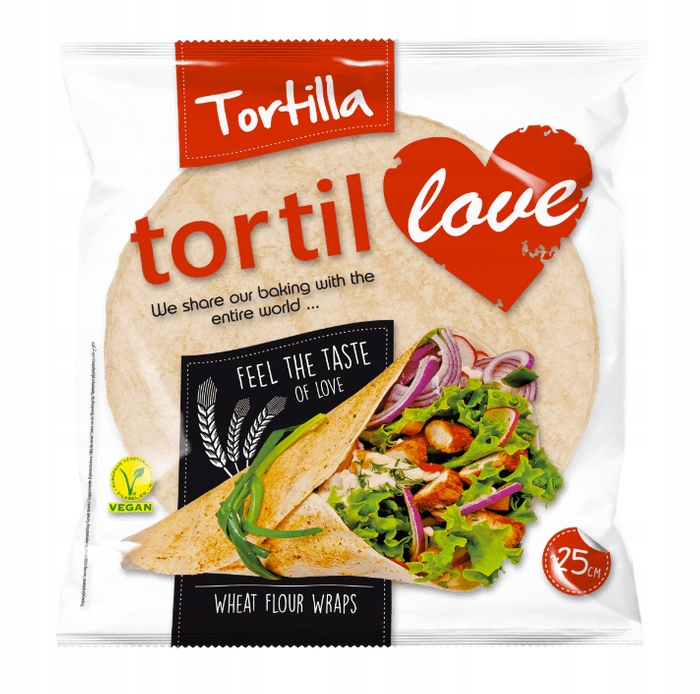 

Tortilla pszenna 25cm 60g (4 placki) tortillove