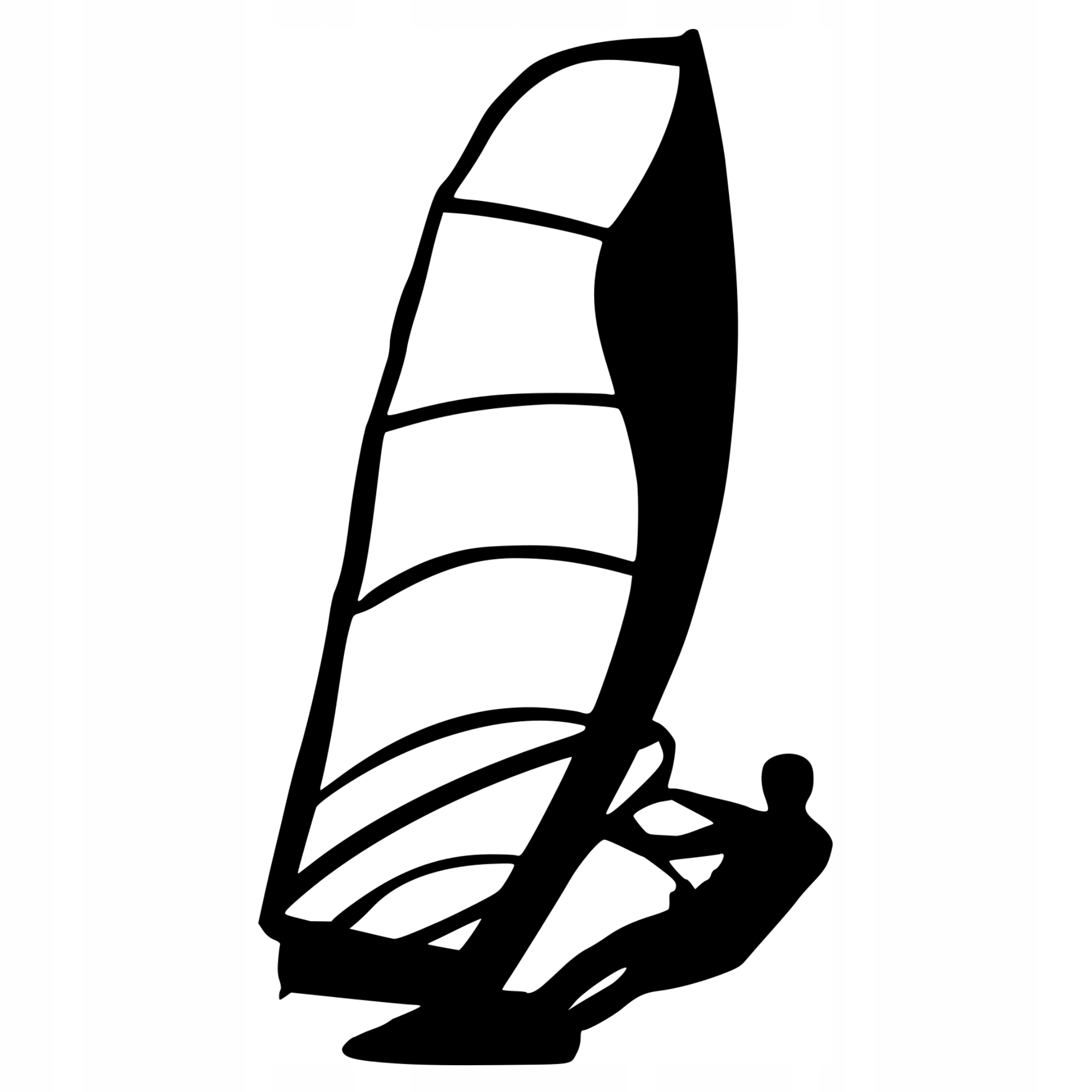 

Naklejka Windsurfing deska na samochód Różne