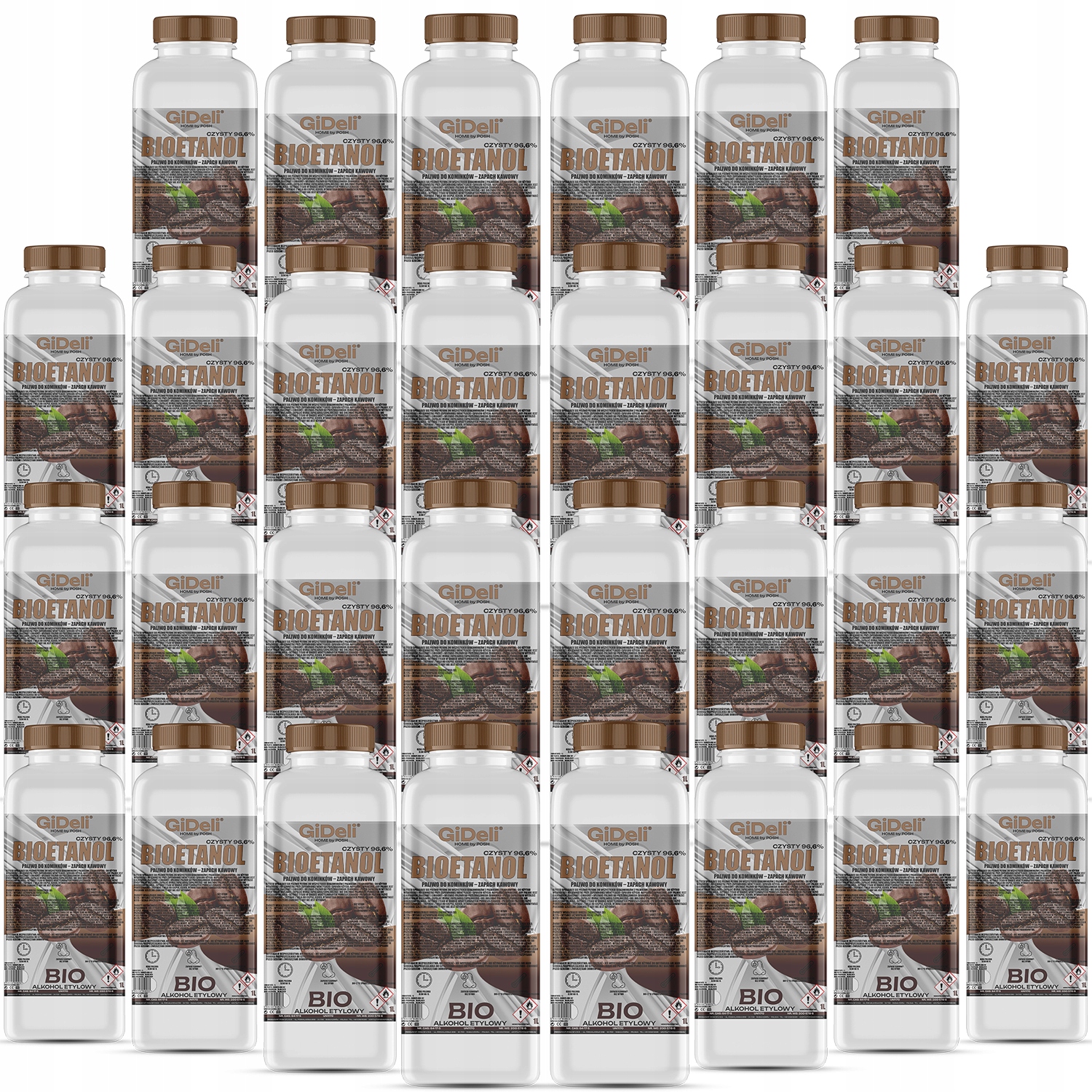 Bioetanol do krbu 30 x 1 l s vôňou kávy a biopalivo