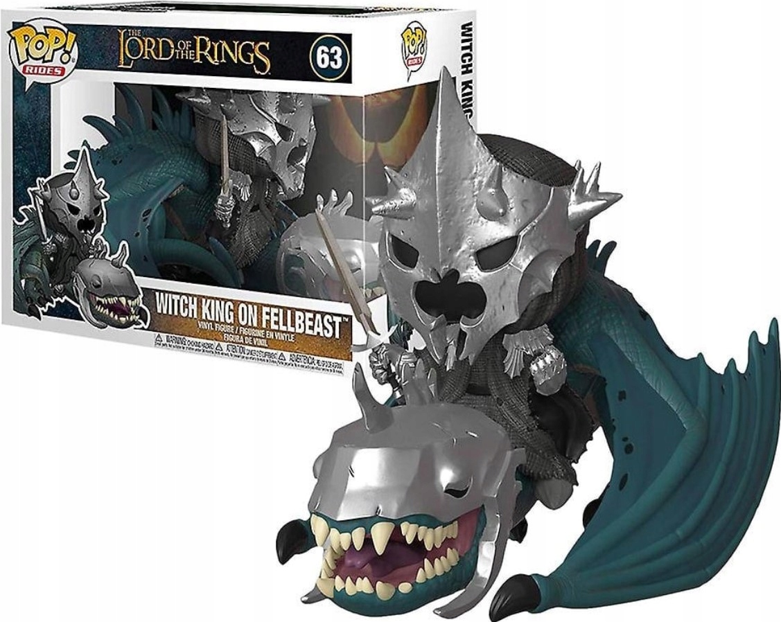 Funko Pop! Figurka Pán prstenů Ride DLX 63 Čarodějný král na Fellbeast