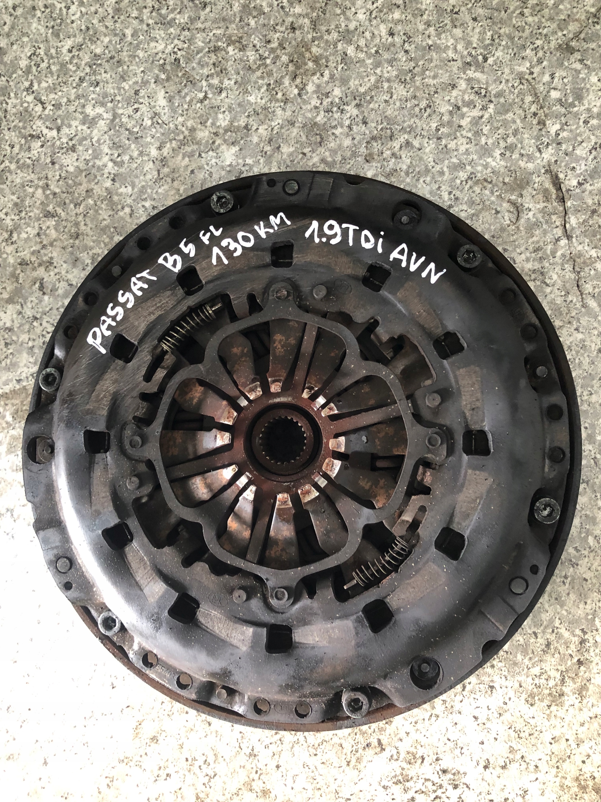 SPRZĘGŁO KOMPLETNE DWUMAS VOLKSWAGEN PASSAT B5 LIFT 1.9 TDI AVN