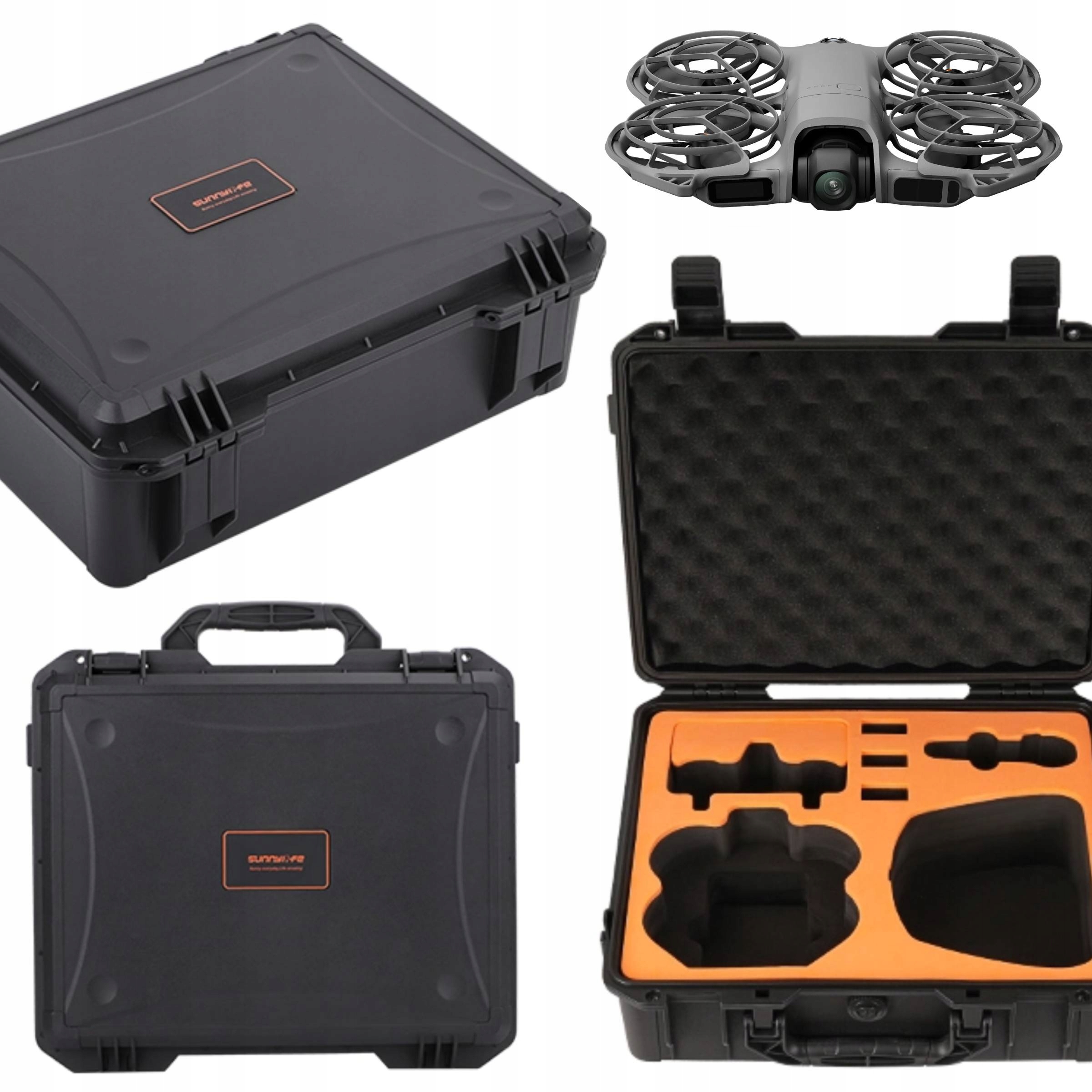 Vodotěsný kufr Hard Case pro Dji Neo 2 s RC-N3 Goggles N3 Rc Motion 3