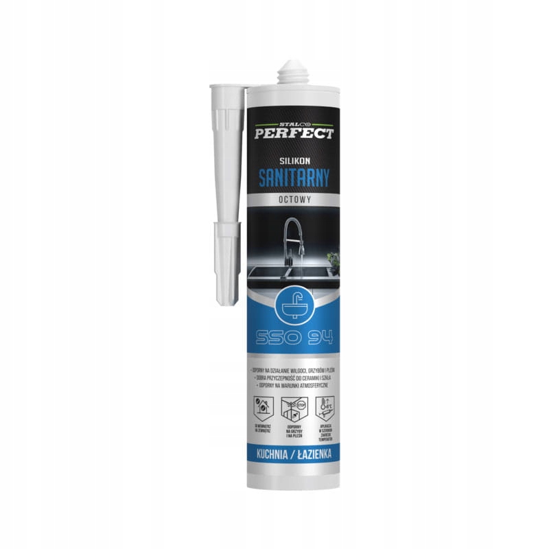 

Stalco Silikon sanitarny bezbarwny Sso 94 280 ml