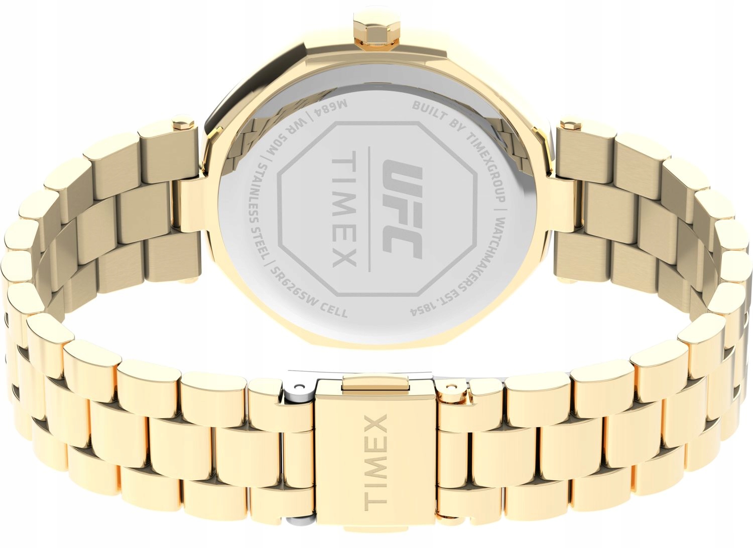 Klasyczny złoty zegarek damski na bransolecie Timex UFC TW2V83100 Kod producenta TW2V83100