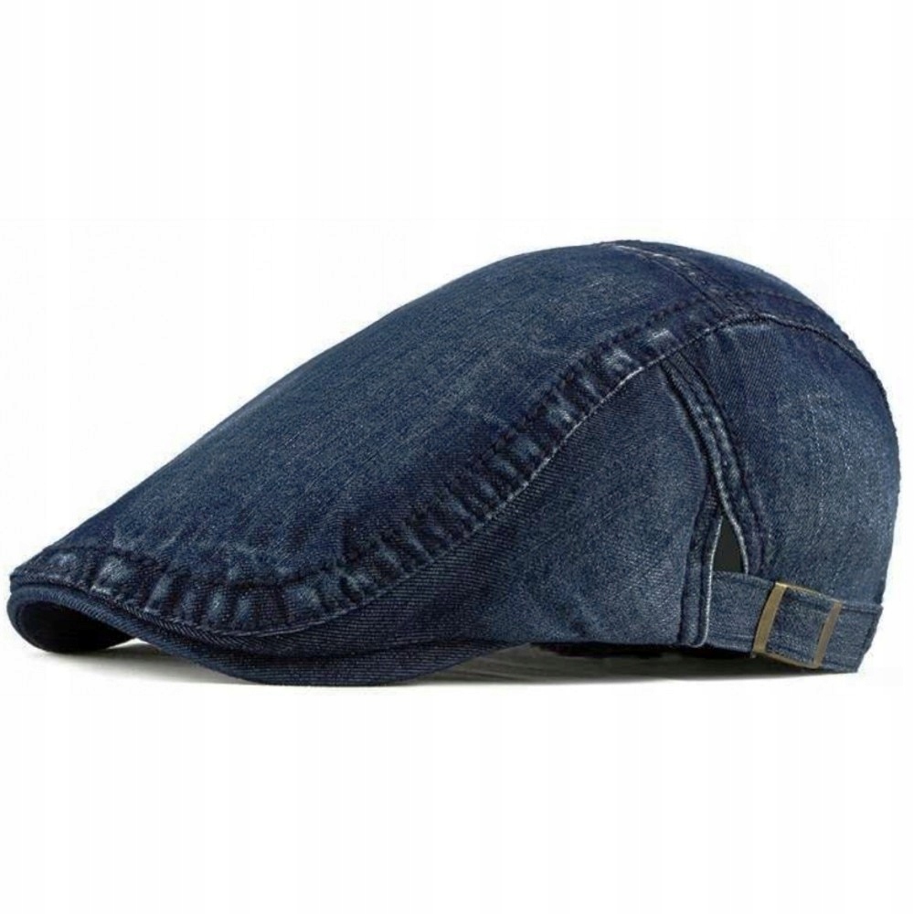 

Kaszkiet Męski Bawełniany Czapka Jeansowy