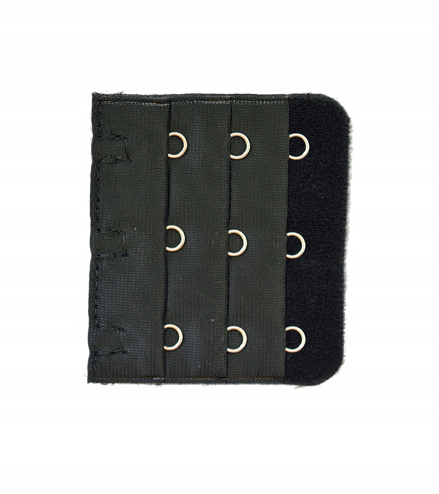 

Przedłużka zapięcia do biustonoszy czarna Haftka