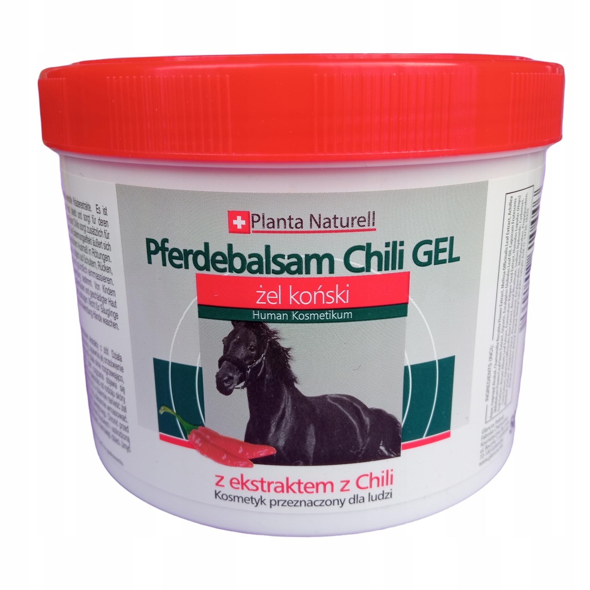 MAŚĆ KOŃSKA Rozgrzewająca PFERDEBALSAM CHILI GEL