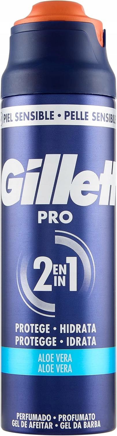 Gillette Pro Sensitive Gel Na Holení 200 ML Máta